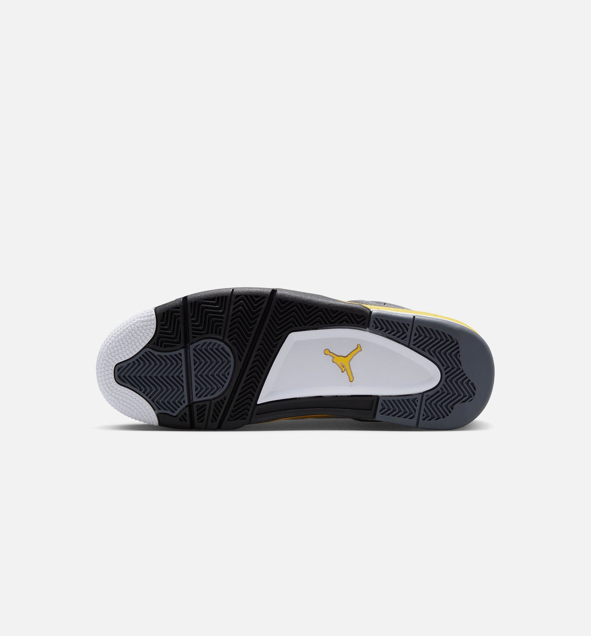 Air Jordan 4 Retro 'Rare Air' Men's Lifestyle Shoes | White / Dark Blue Grey / Black / Tour Yellow