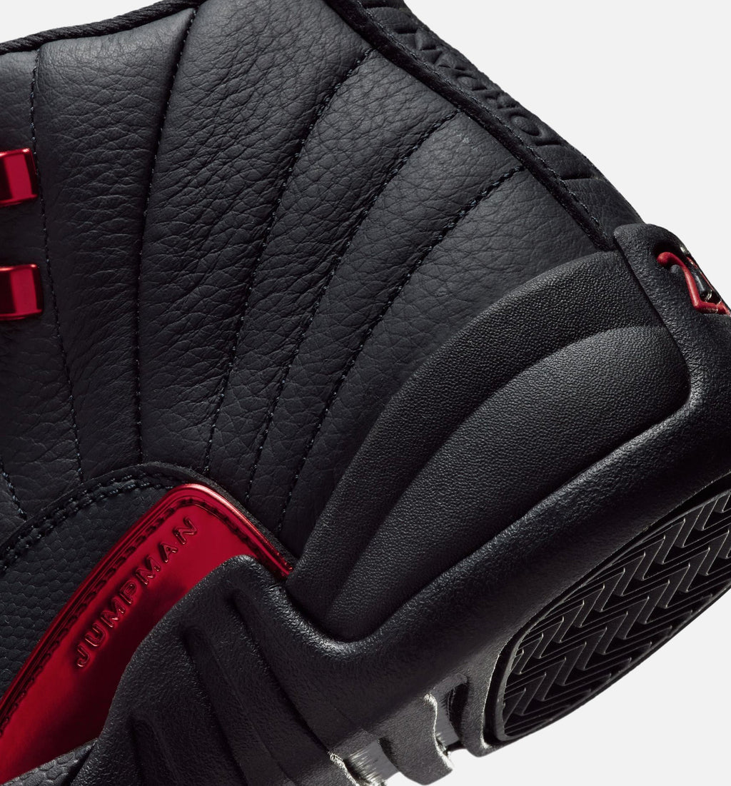 Air Jordan 12 Retro Bloodline Big Kids' Lifestyle Shoes - Black/Varsity Red
