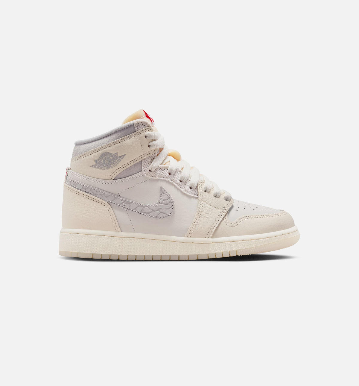 Air Jordan 1 Retro High OG Sail Grade School Sneakers - Sail/University Red/Pale Ivory/Coconut Milk/Phantom