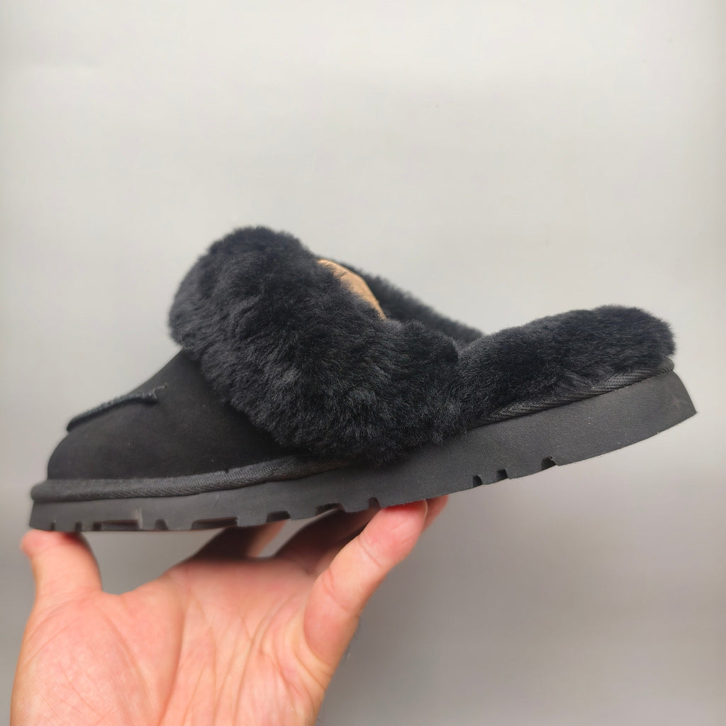 Black Casual Home Slippers — New Arrival | In Stock