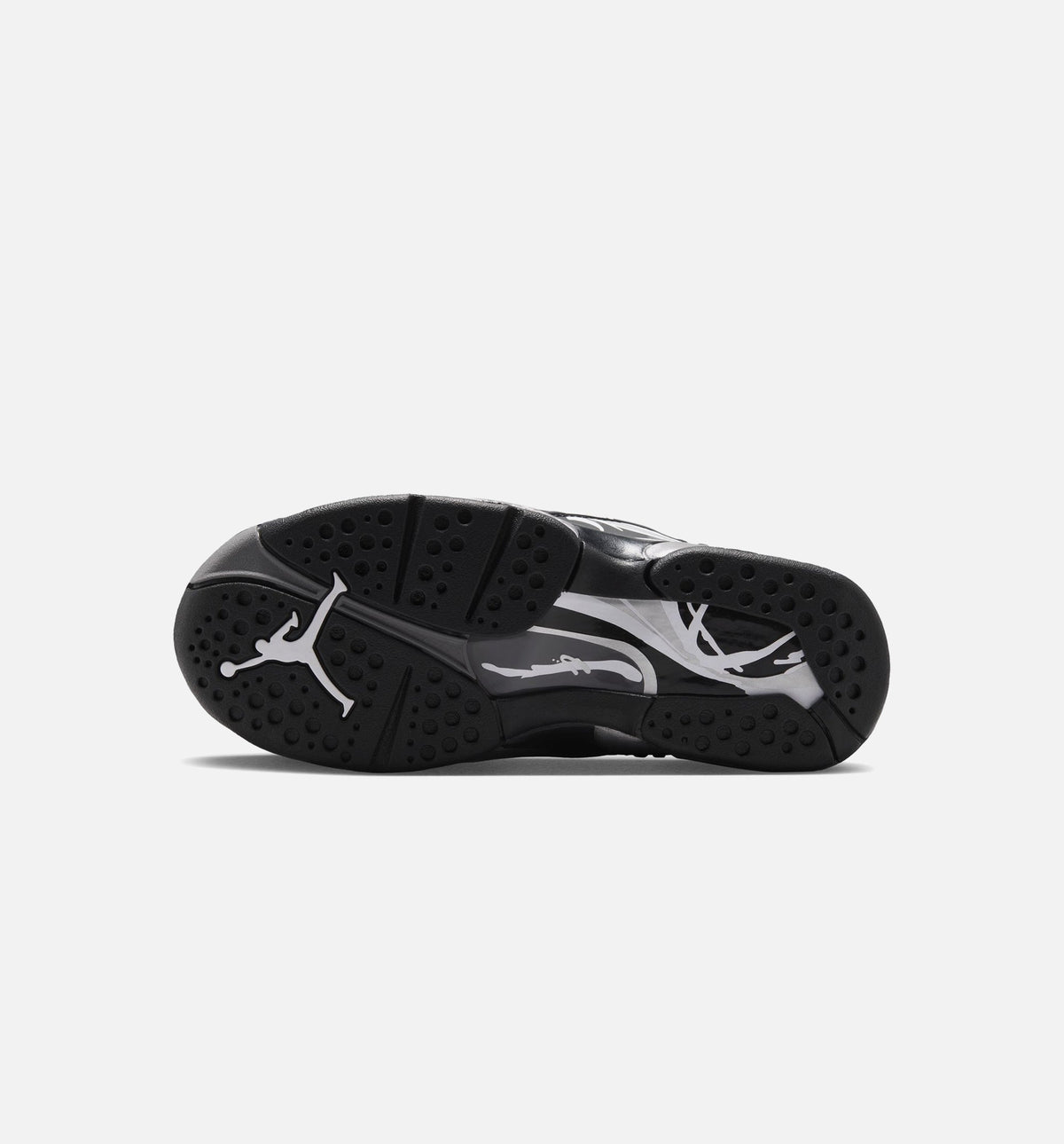 Air Jordan 8 Retro Chrome Black and Light Graphite Grade School Lifestyle Shoe