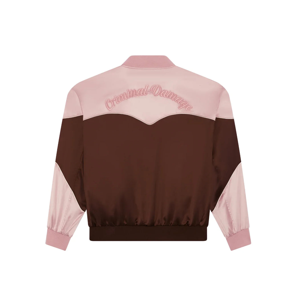 Criminal Damage Western Satin Bomber