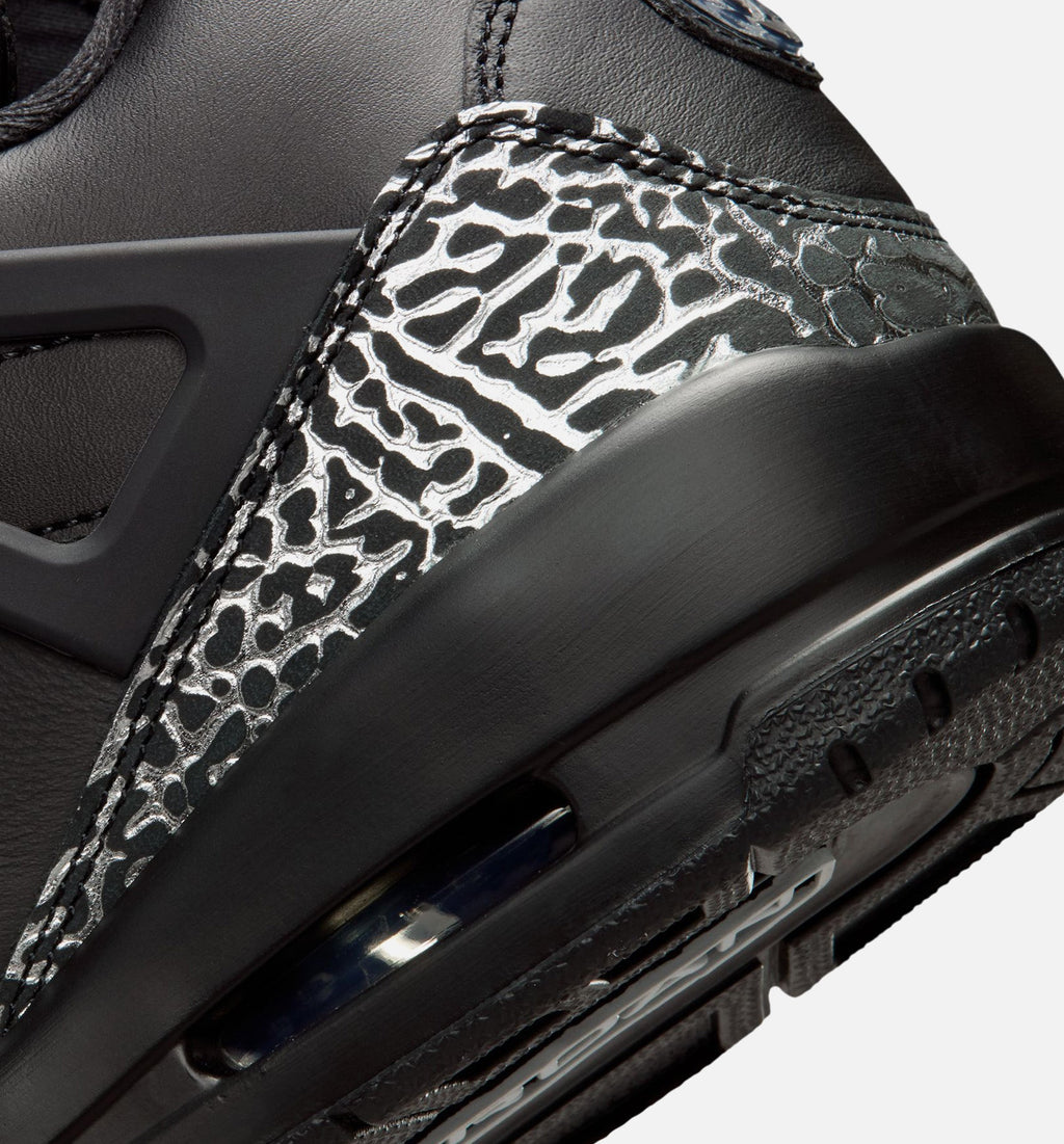 Spizike Low Men's Basketball Shoe – Black/Metallic Silver