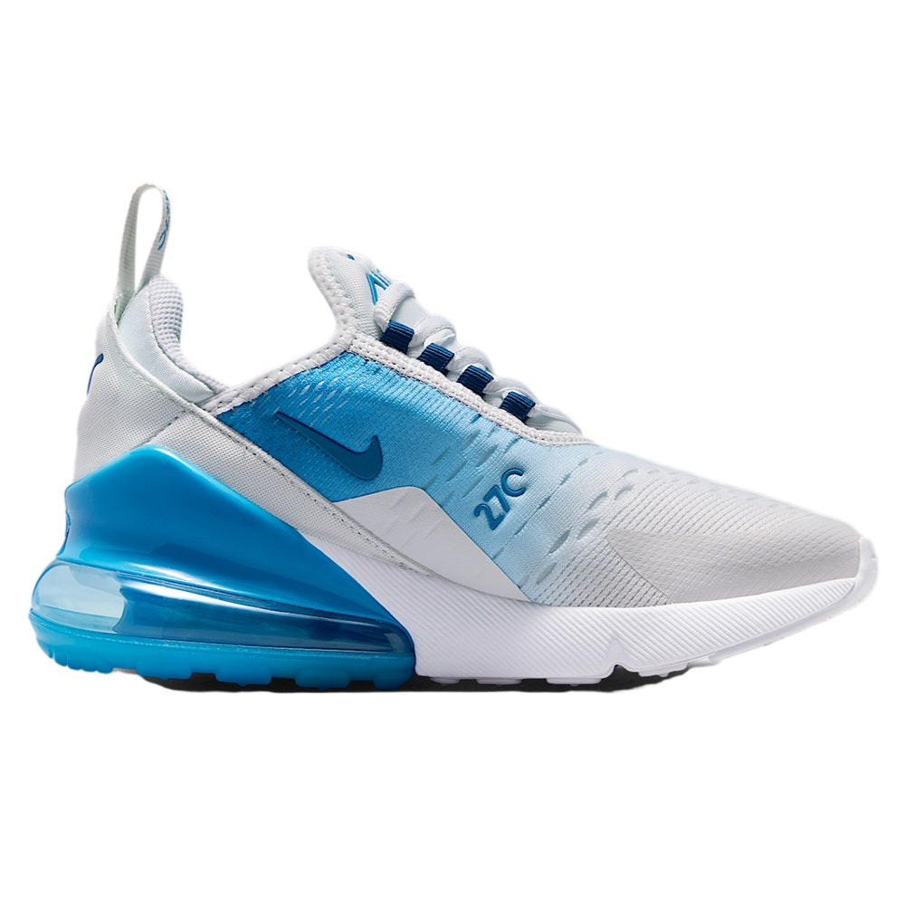 Big Kid's Nike Air Max 270 Off White/Court Blue (943345 125)