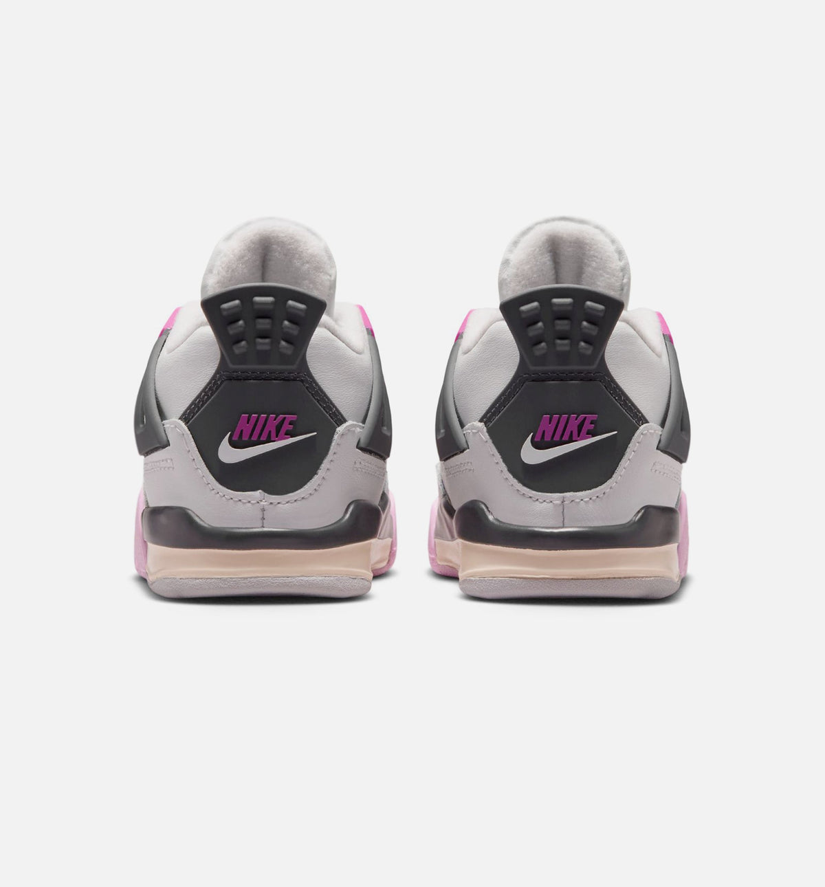 Air Jordan 4 Retro Comic Infant & Toddler Sneakers - Off White/Fire Pink/Anthracite