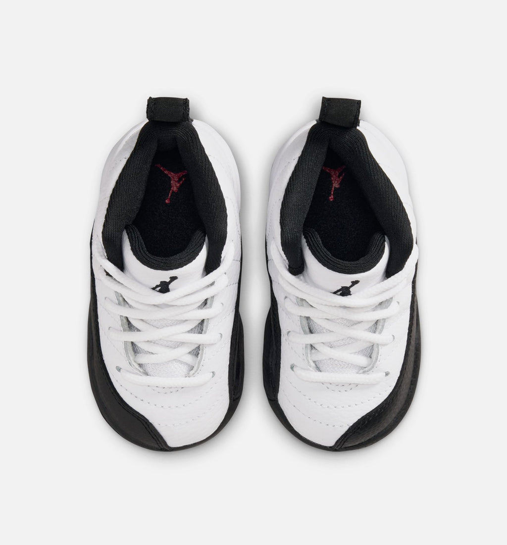 Air Jordan 12 Retro Taxi Infant/Toddler – White/Black/Taxi
