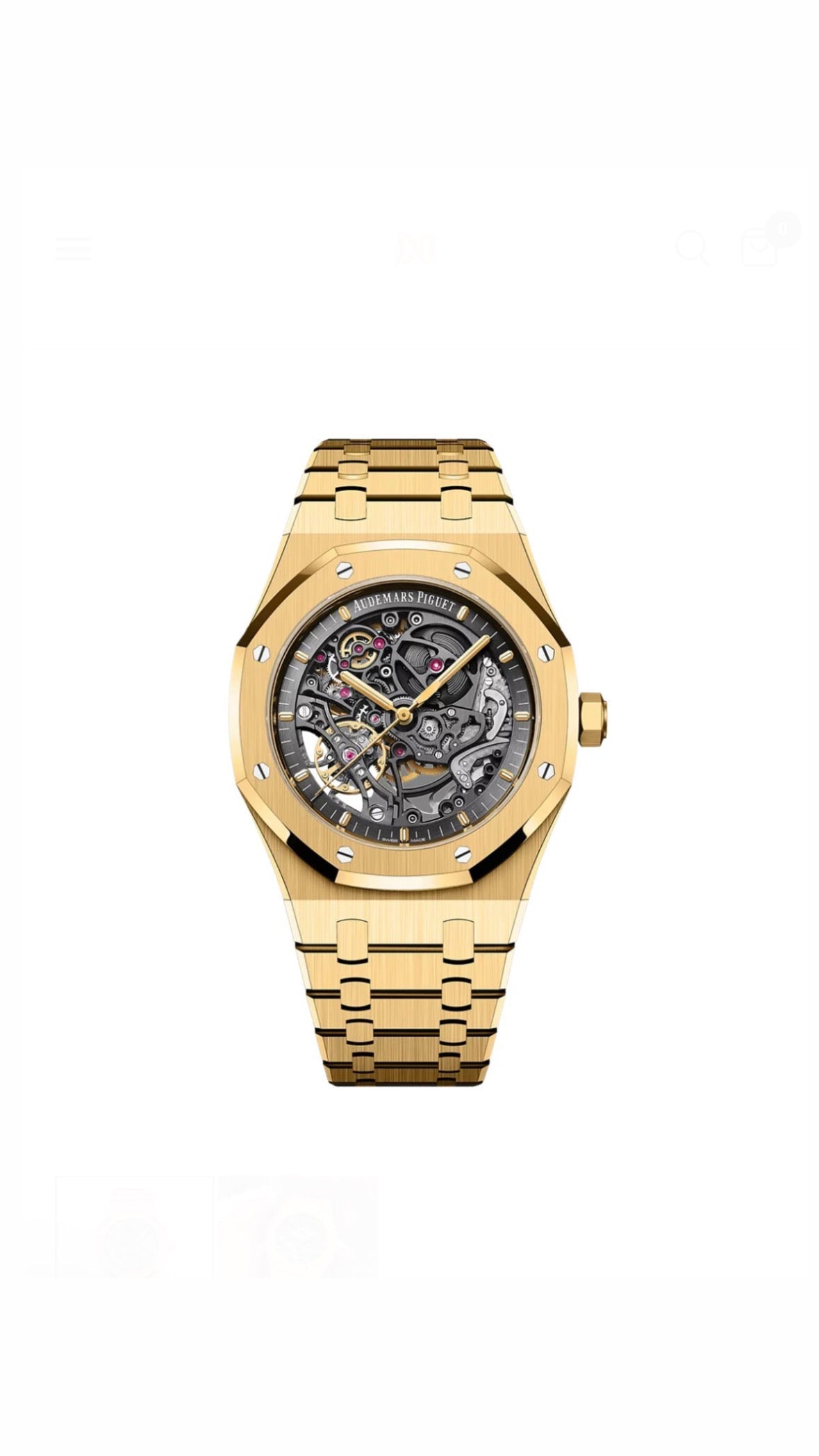 Audemars Piguet Yellow Gold Skeleton