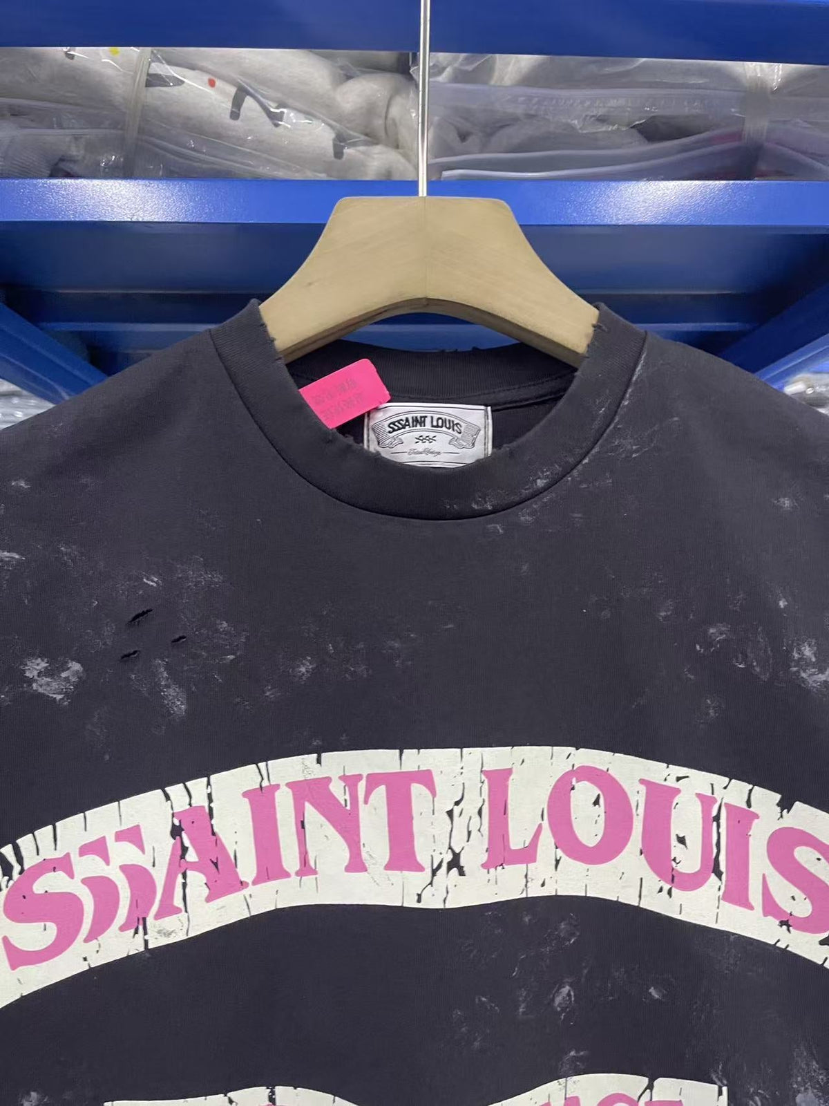 SSSAINT LOUIS Cartoon Graphic Washed Distressed Tank Top Unisex