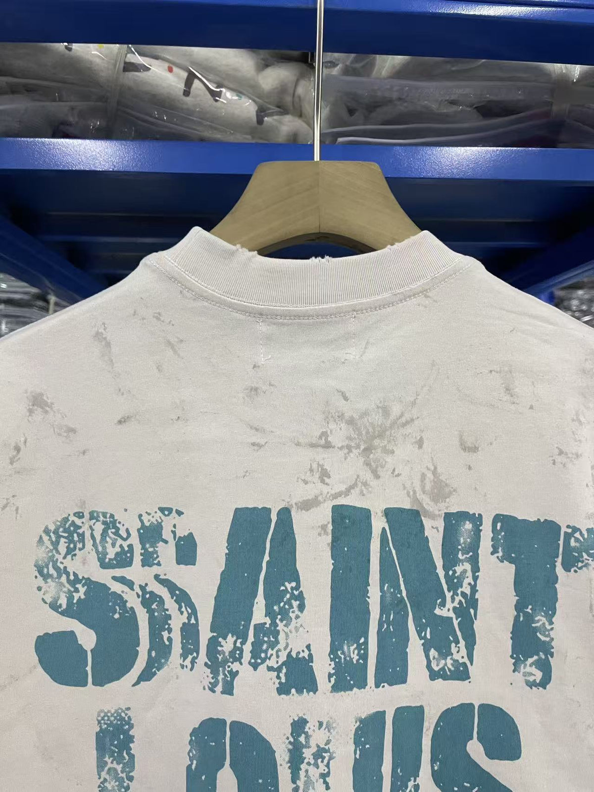 SSSAINT LOUIS Cartoon Graphic Washed Distressed Tank Top Unisex