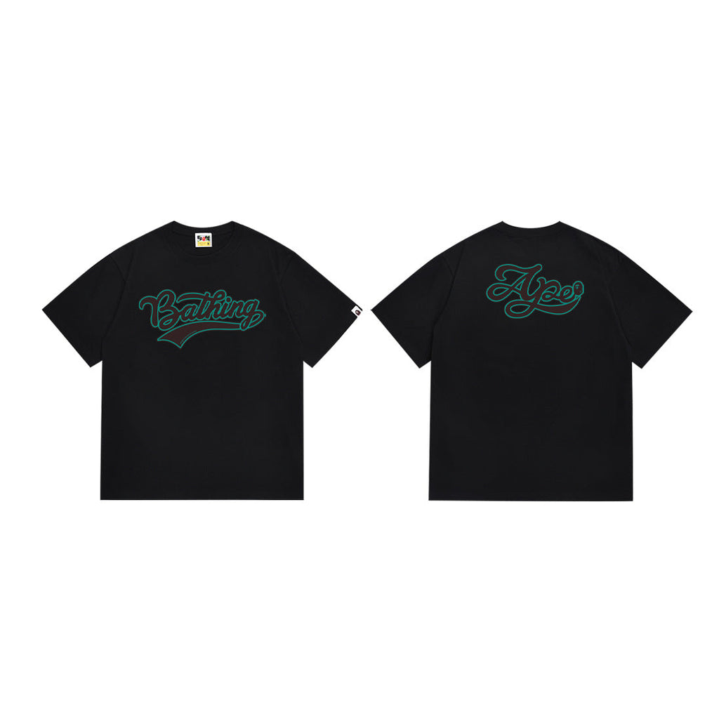 Bape Multi‑Ape‑Head Graphic Oversized Tee Streetwear Unisex