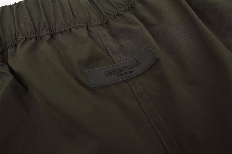 Fear of God Essentials Shorts – Black Green / Dark Purple