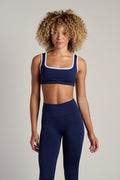 Recycled Contrast Staple Bra