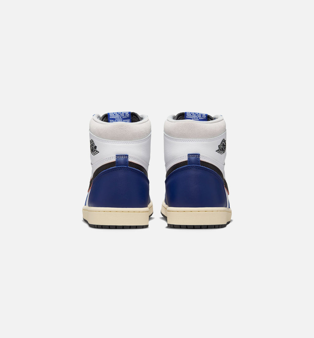 Air Jordan 1 Retro High OG Rare Air Deep Royal Blue Men's Sneakers - White/Black/Neutral Grey/Deep Royal Blue