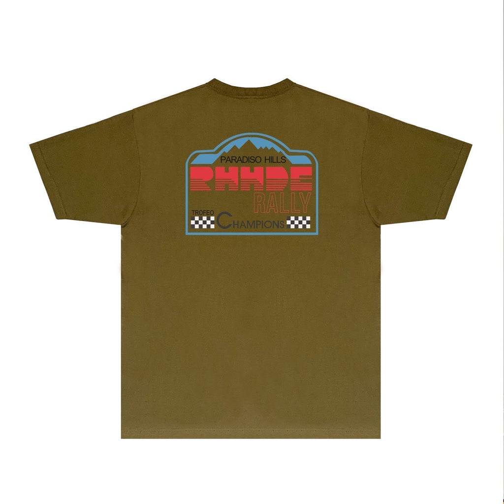 Rhude T-shirts Printed Trendy Pure Cotton