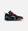 Spizike Low Black and Classic Green Men's Shoes - Black/Classic Green/White/Varsity Red