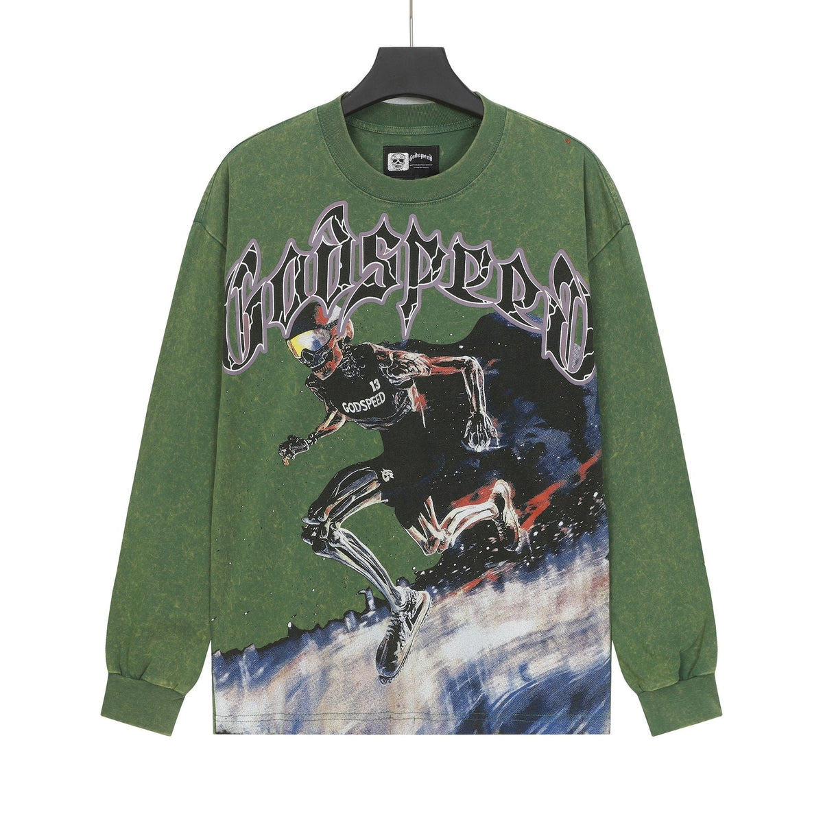 Godspeed Runner Graphic Long-Sleeve T-Shirt