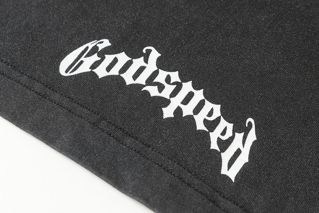 Godspeed Blue Skull Graphic T-Shirt