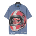 SAINT Washed Rhinestone Graphic T-Shirt