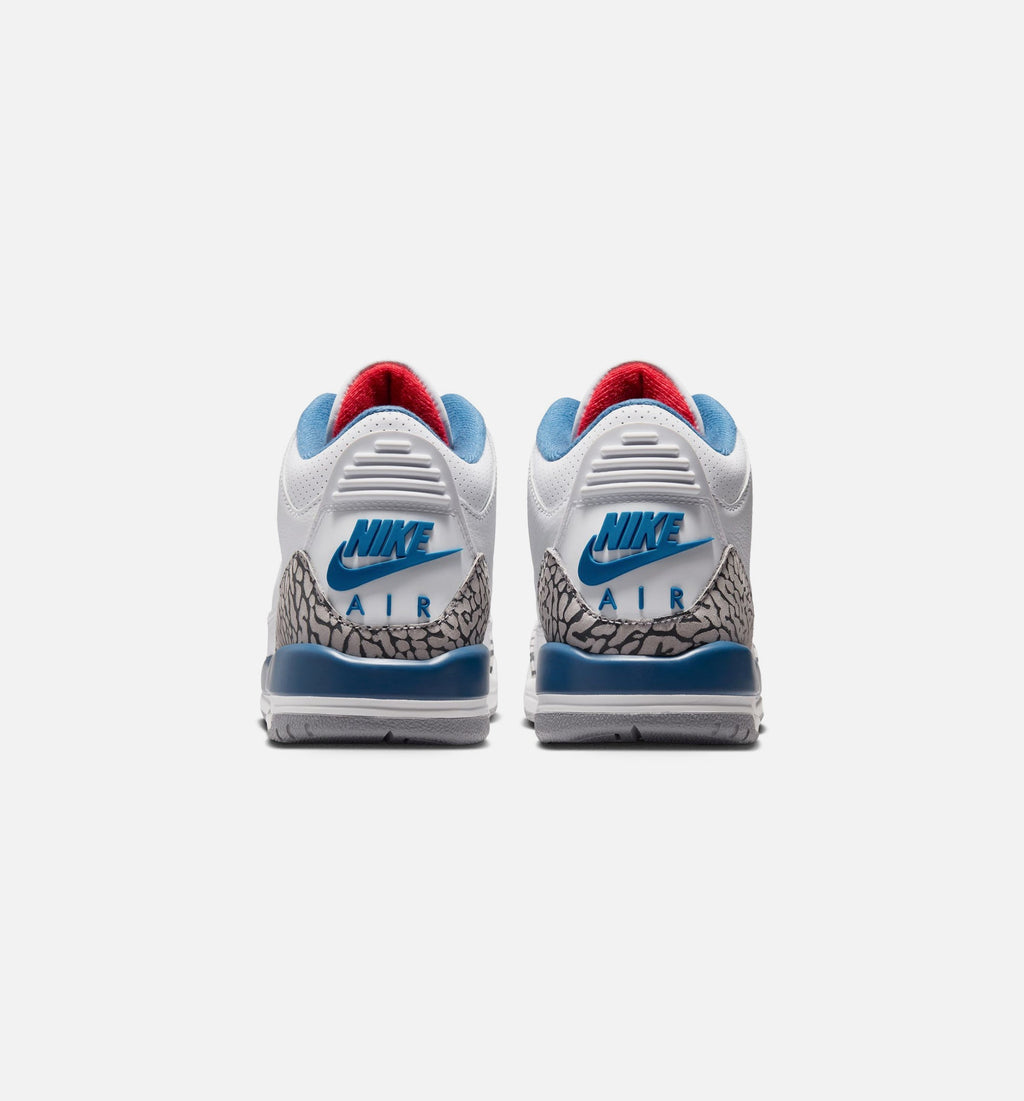 Air Jordan 3 Retro OG True Blue Grade School Lifestyle Shoe