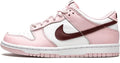 Big Kid's Nike Dunk Low Pink Foam/Dark Beetroot-White (CW1590 601)