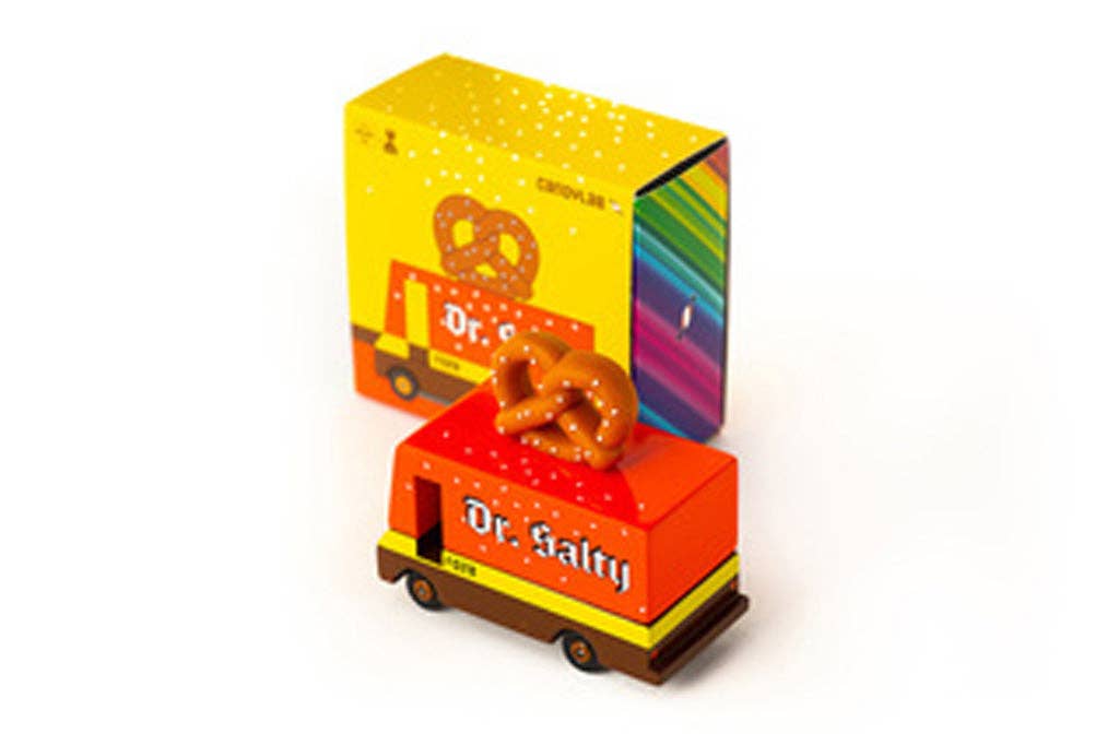 Candyvan - Pretzel Van - Wooden Diecast Toy Car Candylab