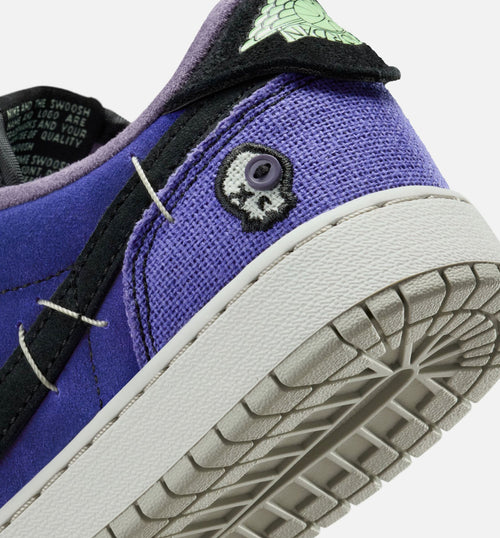 Air Jordan 1 Low OG Grade School Sneakers - Regency Purple/Dark Raisin