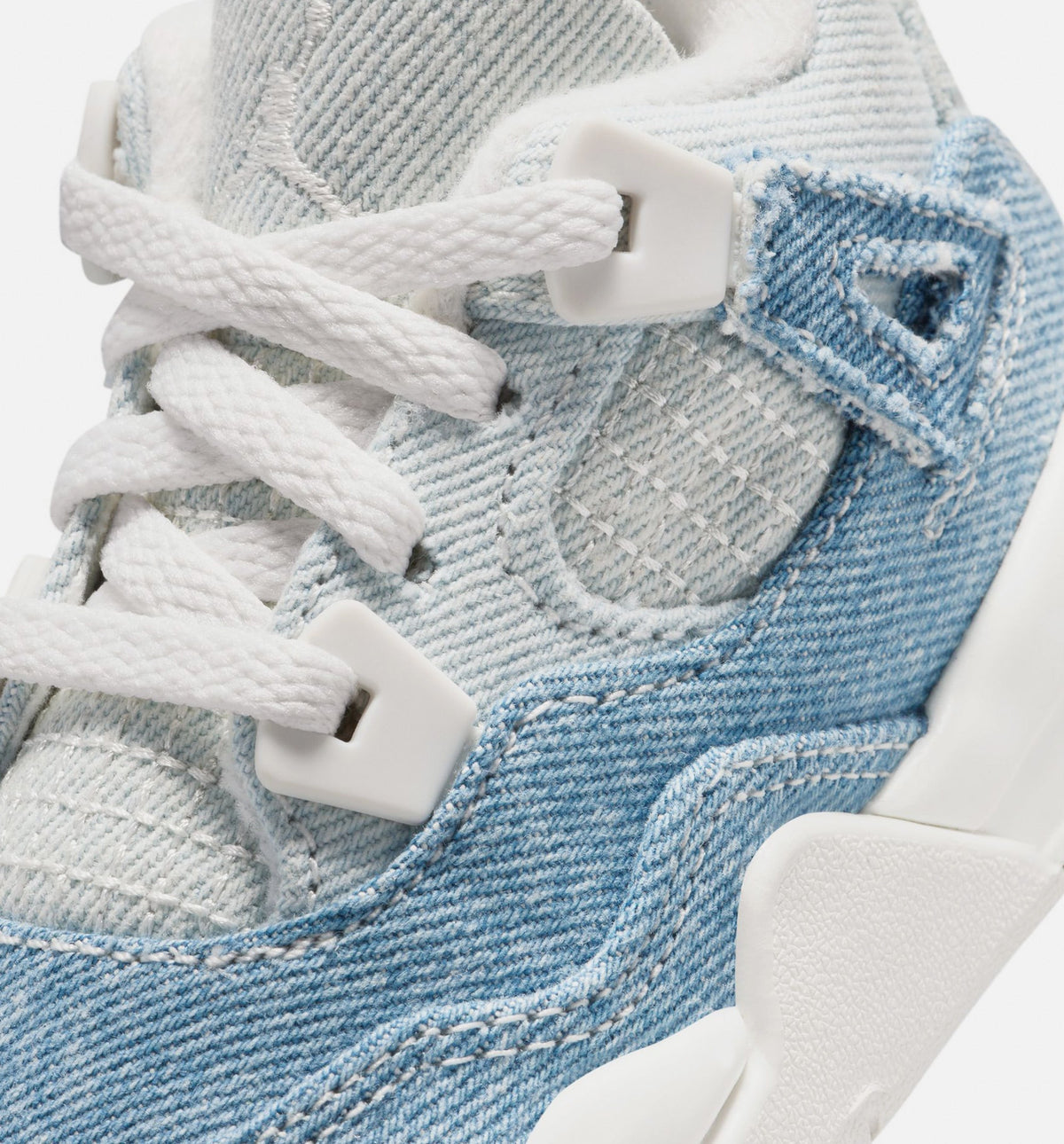 Air Jordan 4 Retro Worn Blue Infant & Toddler Lifestyle Shoe