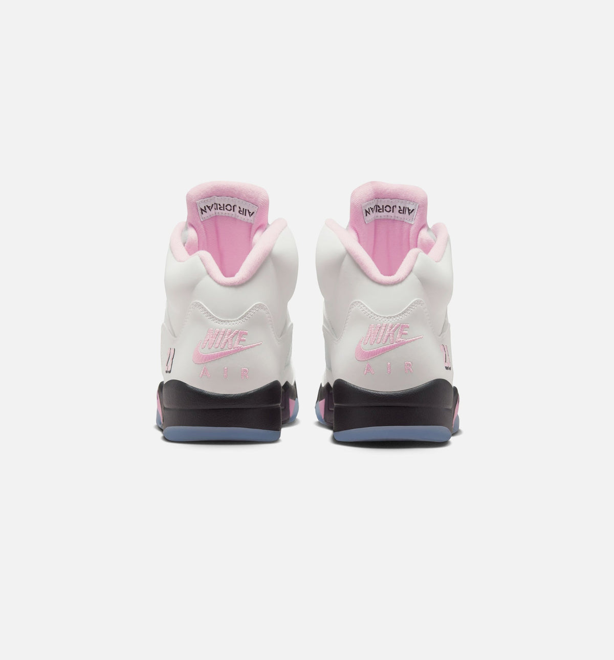 Air Jordan 5 Retro Medium Soft Pink Men's Lifestyle Shoes - White/Soft Pink/Black