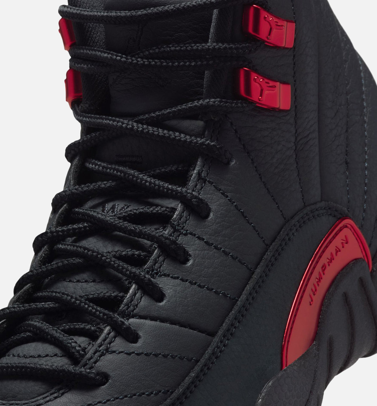 Air Jordan 12 Retro Bloodline Big Kids' Lifestyle Shoes - Black/Varsity Red