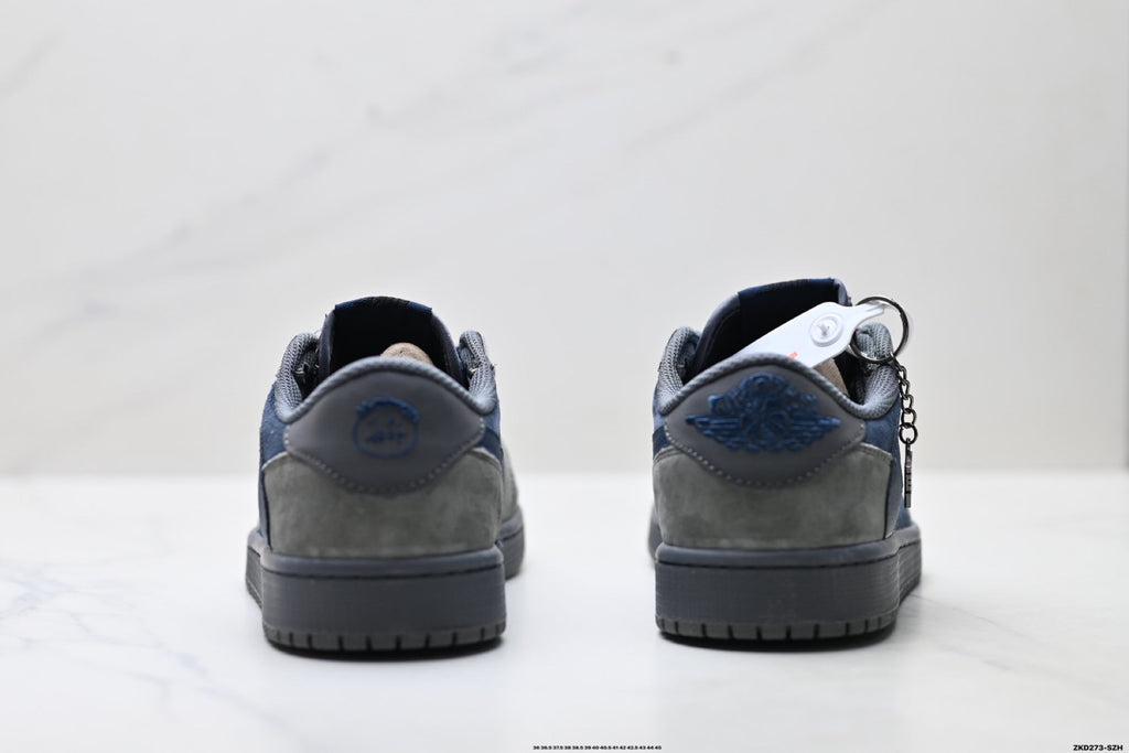 Nike Low-Top Sneakers Navy Gray Unisex Style 24