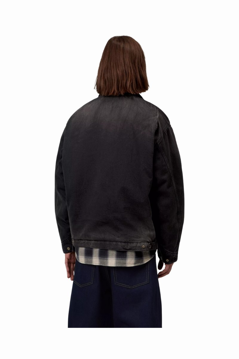 CARHARTT WIP OG DETROIT JACKET Black / Black Tobacco Used