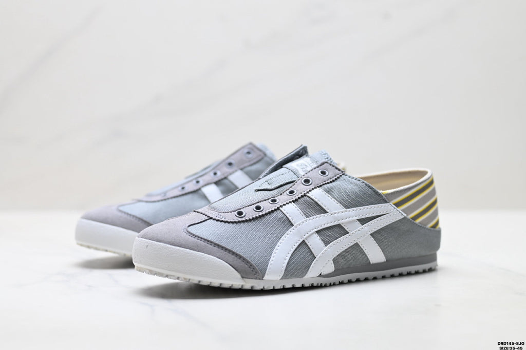Onitsuka Tiger Retro Low Top Gray White Unisex Shoes Style 05
