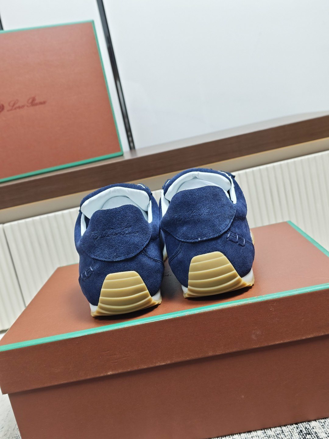 Navy Blue Low-Top Casual Sneakers