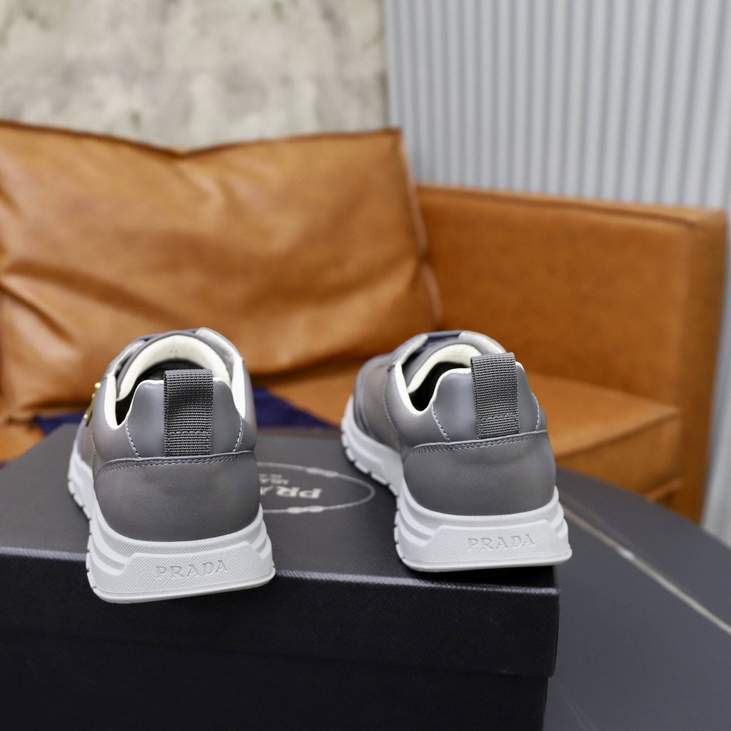 Prada Men's Paneled Lace-Up Sneakers