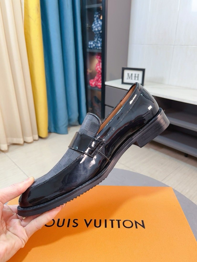 Louis Vuitton Check Panel Loafers