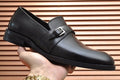 Hermès Men's Black Buckle Loafers