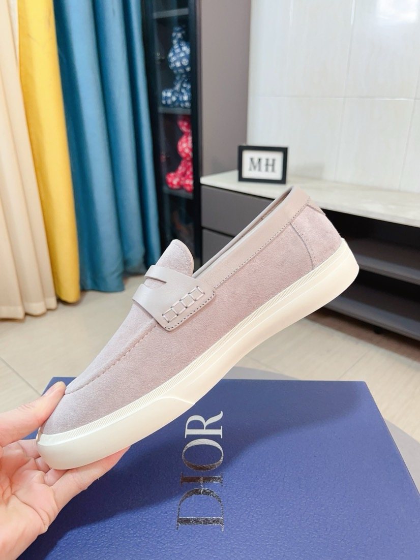 Dior Strap Loafers with Contrast Soles