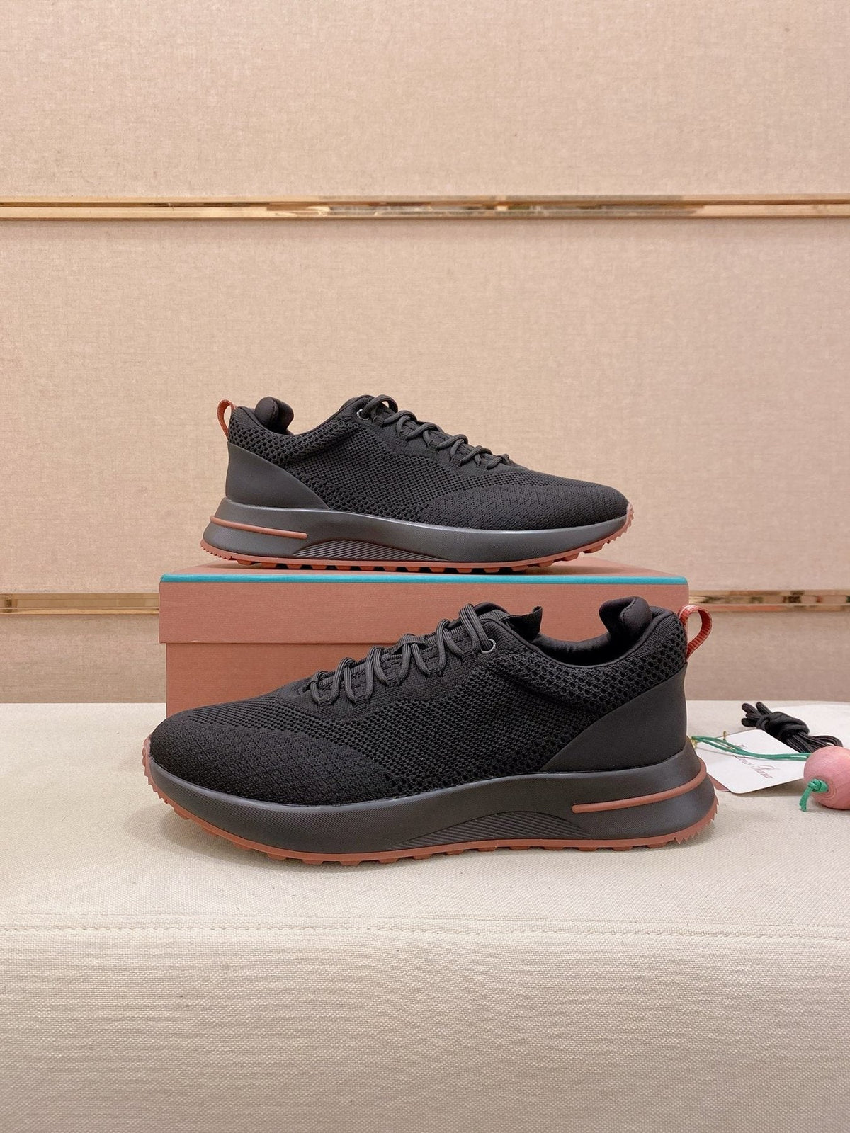 Loro Piana Knit Low-Top Sneakers