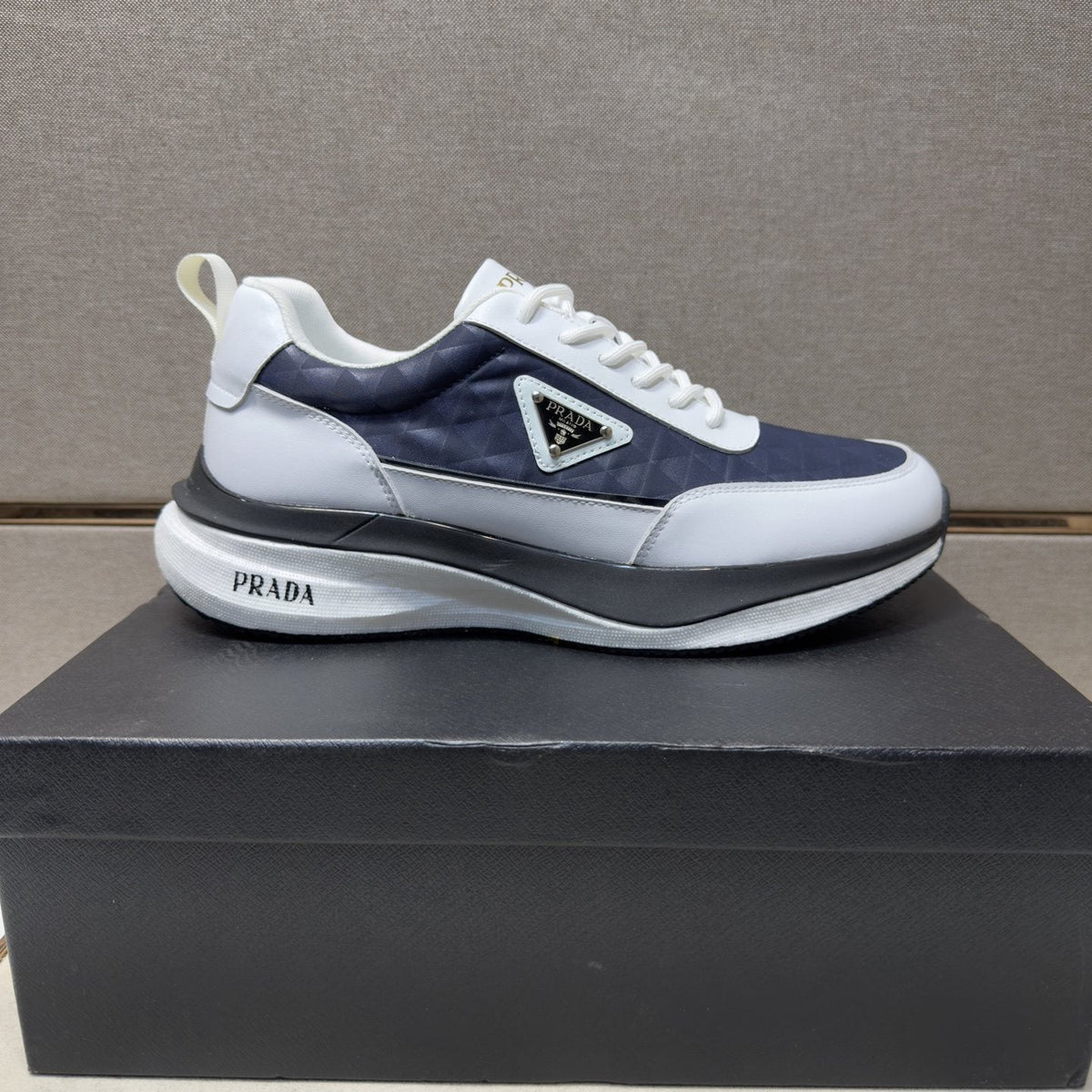 Prada Quilted Panel Sneakers