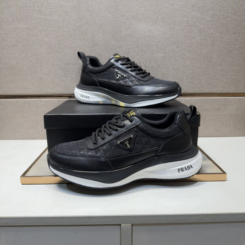 Prada Quilted Panel Sneakers