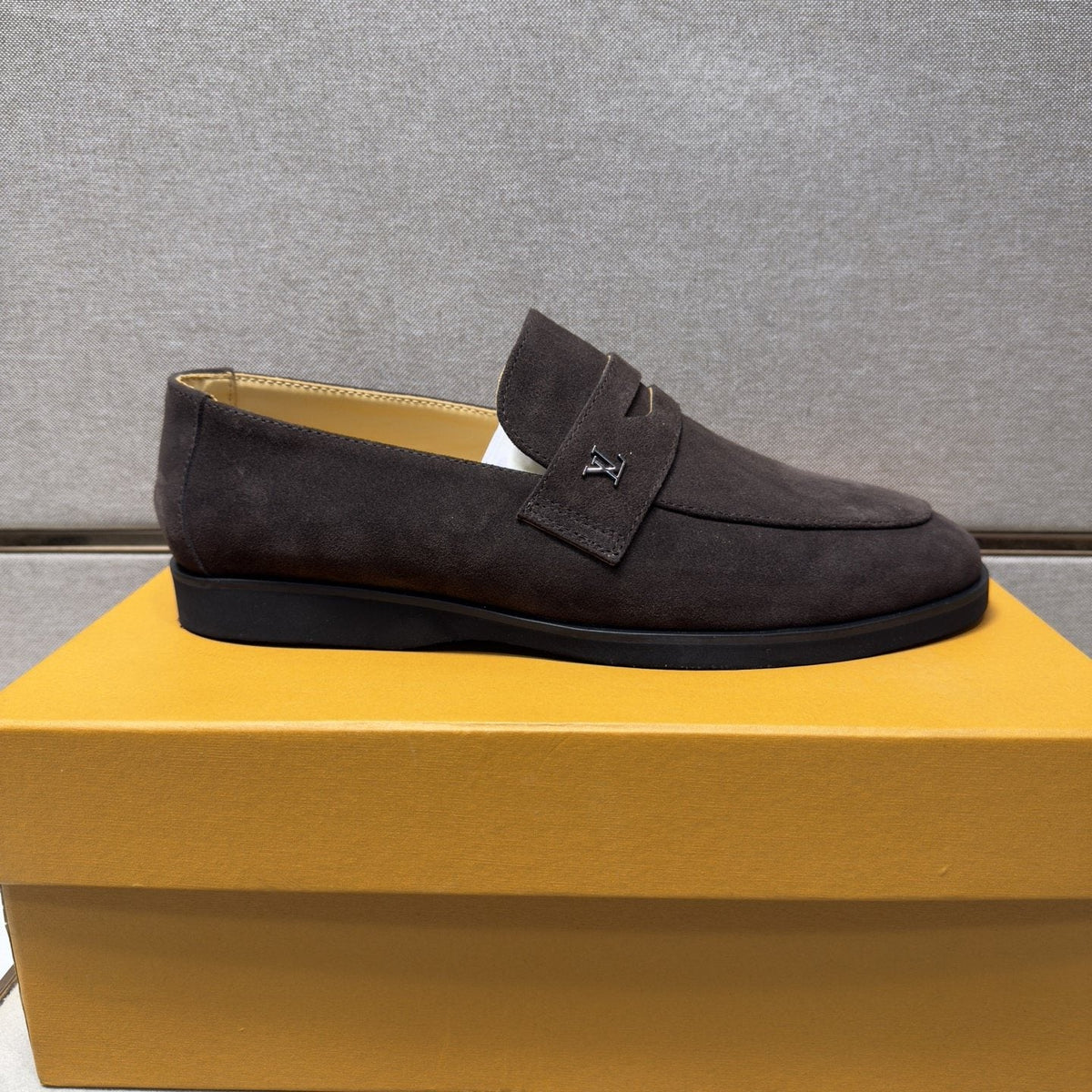 Louis Vuitton Men's Vamp-Strap Loafers